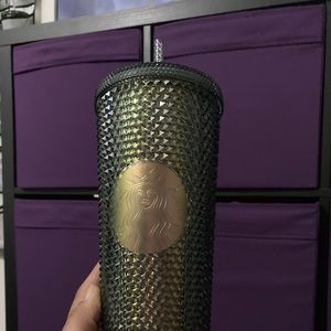 Starbucks Dark Bling Studded Cup